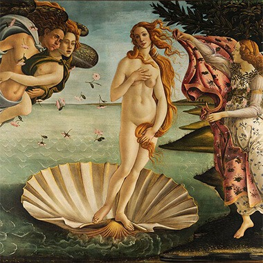 Birth of Venus painting